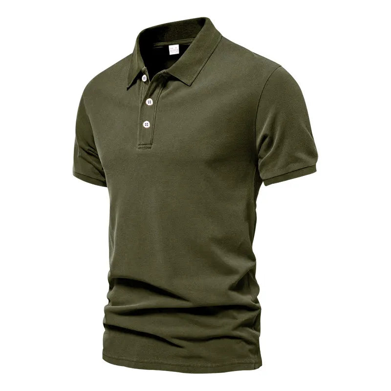 Laluna® | Herenpoloshirt met polokraag en knoopsluiting