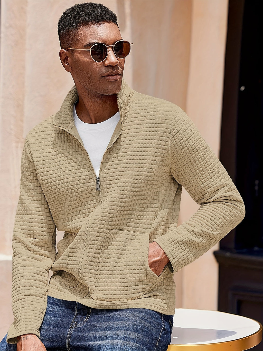 Hugo | Textured Zip-Up Jast
