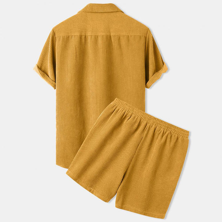 BreezeSet – Heren Corduroy tweedelige outfit
