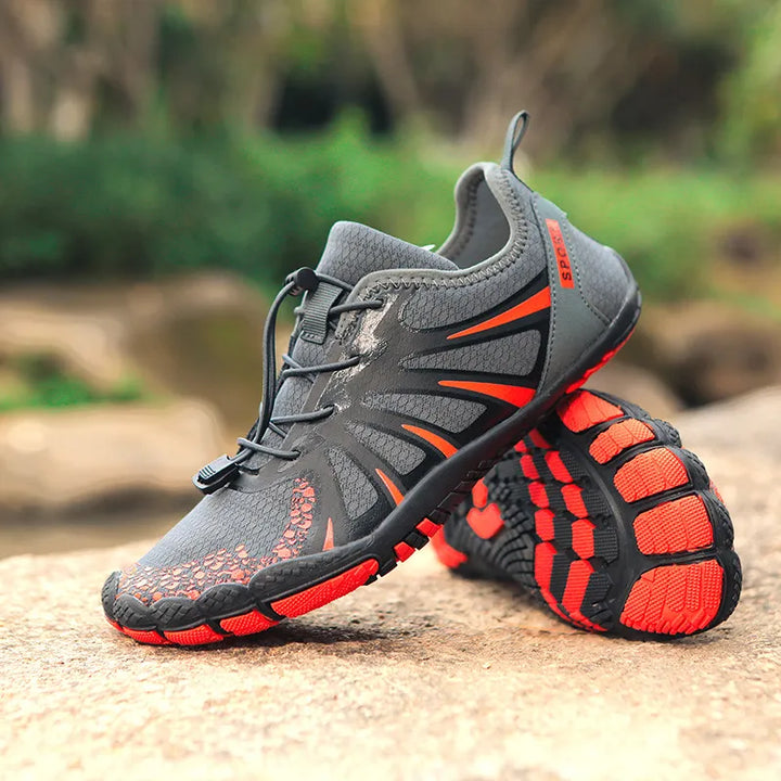 Ben | Heren waterschoenen met elastische veters en profielzool