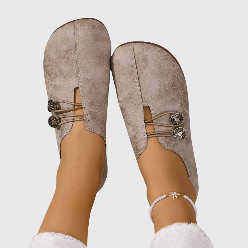Andrea | Dames stijlvolle elegante comfortabele instap flats