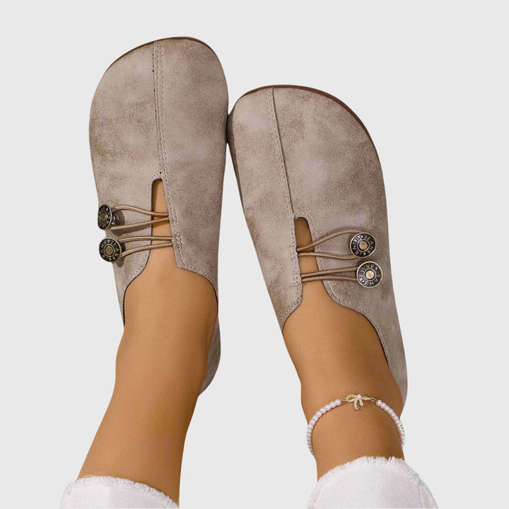 Andrea | Dames stijlvolle elegante comfortabele instap flats