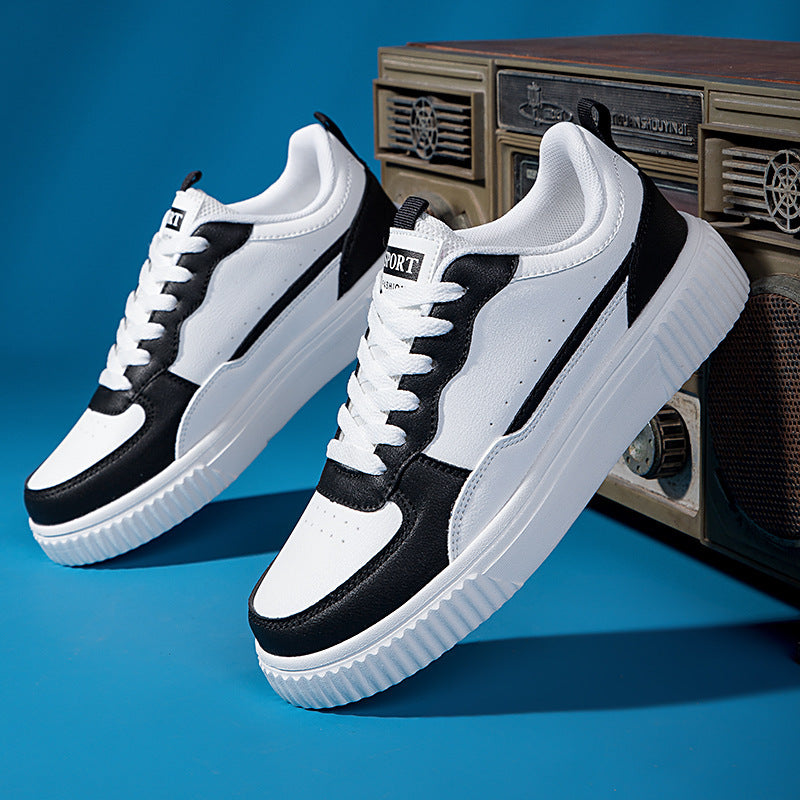 Ava | Damessneakers met vetersluiting en plateauzool