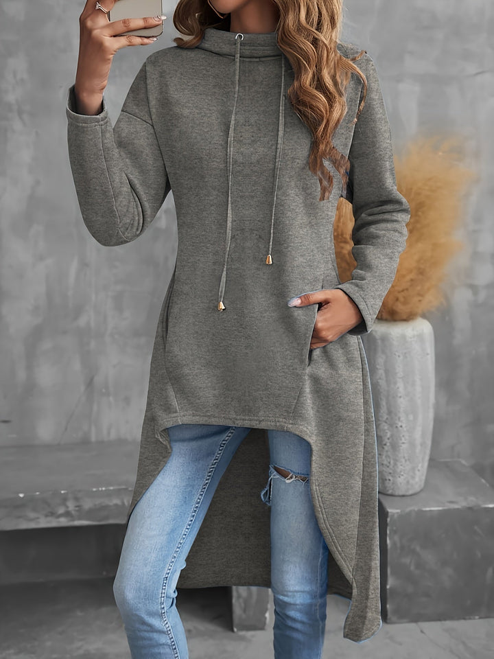 Tabitha | High-Low Trekkoord Hoodie