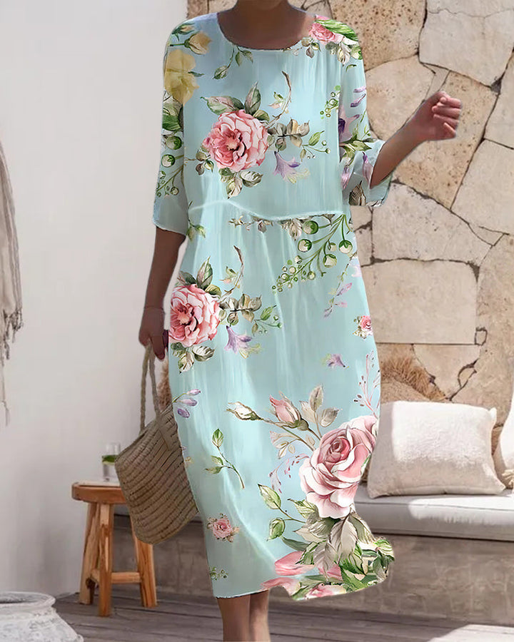 Losse Bloemenjurk voor Dames