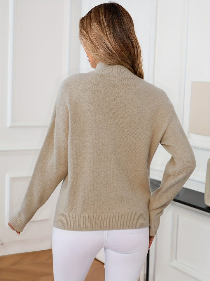 Lorelei | Verfijnde Mock Neck Trui