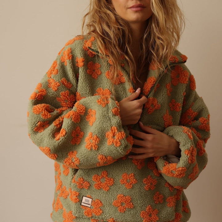 Daisy | Fleece Warme Bloem