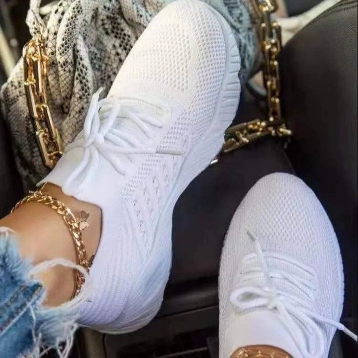 Dames Alle Seizoenen Mesh Vetersneakers