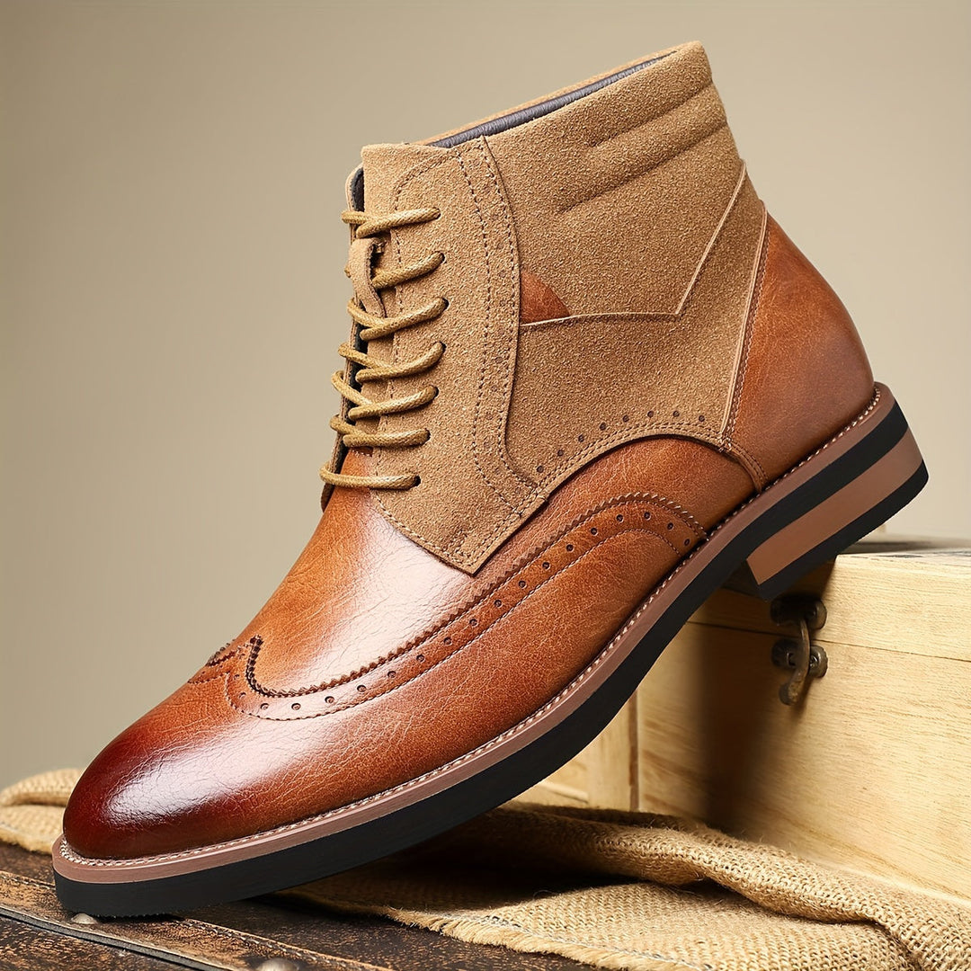 Roland | Klassieke Wingtip Enkellaarzen