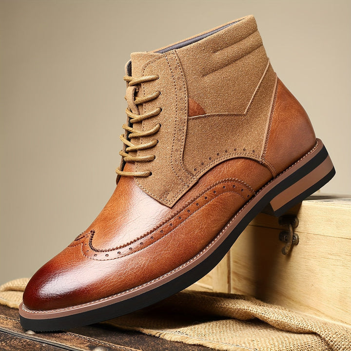 Roland | Klassieke Wingtip Enkellaarzen