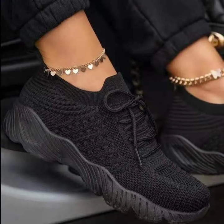 Dames Alle Seizoenen Mesh Vetersneakers