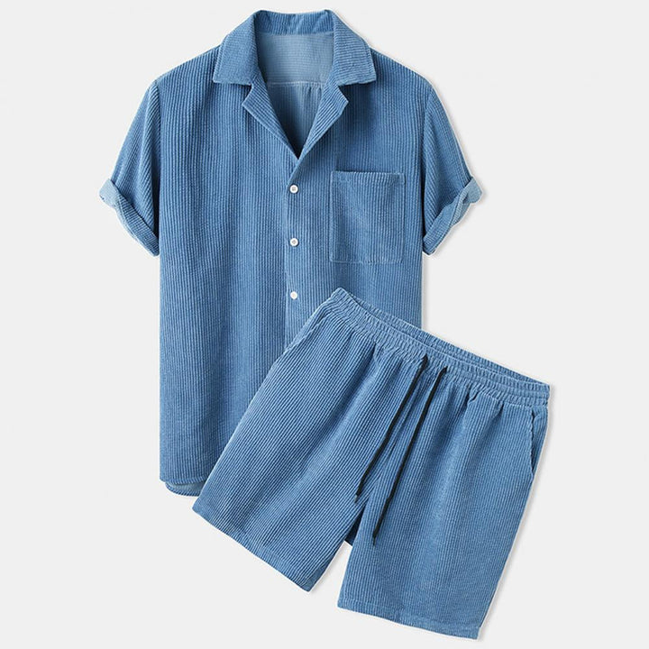 BreezeSet – Heren Corduroy tweedelige outfit