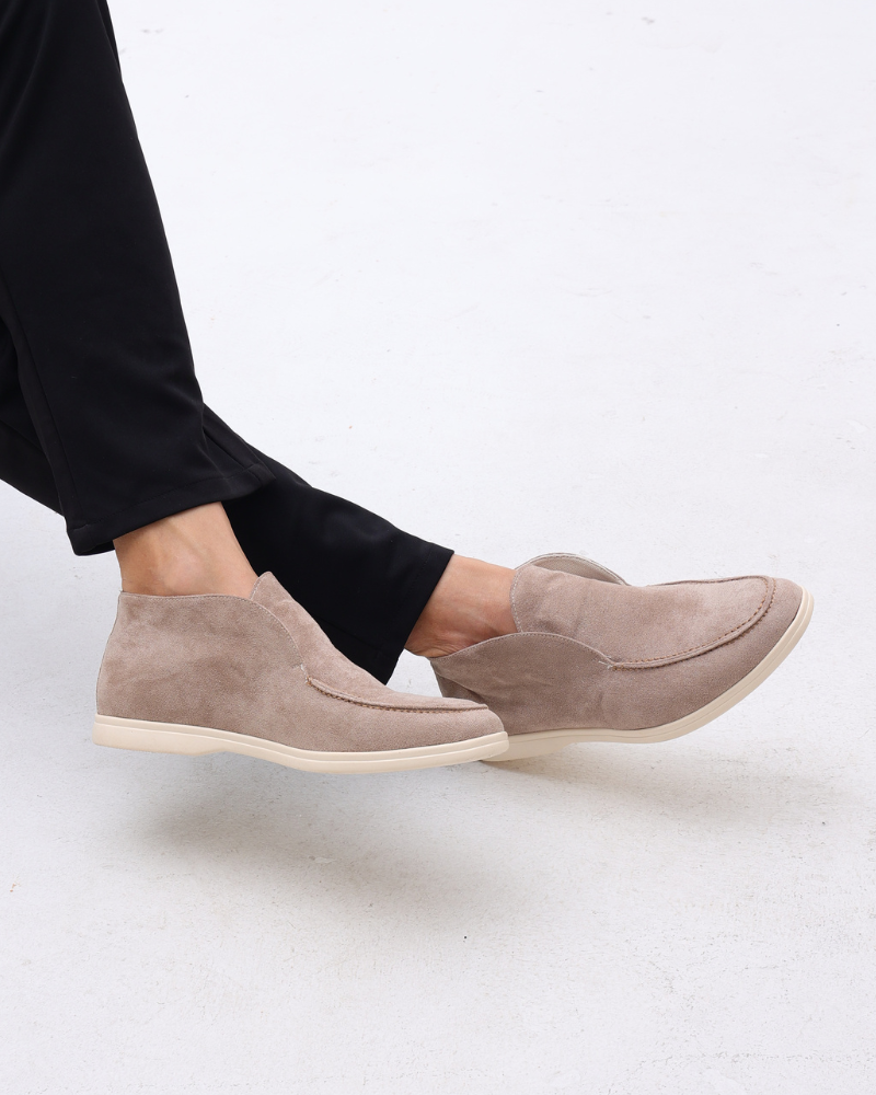 Mason | Slip On Mid Cut Heren Suède Loafer