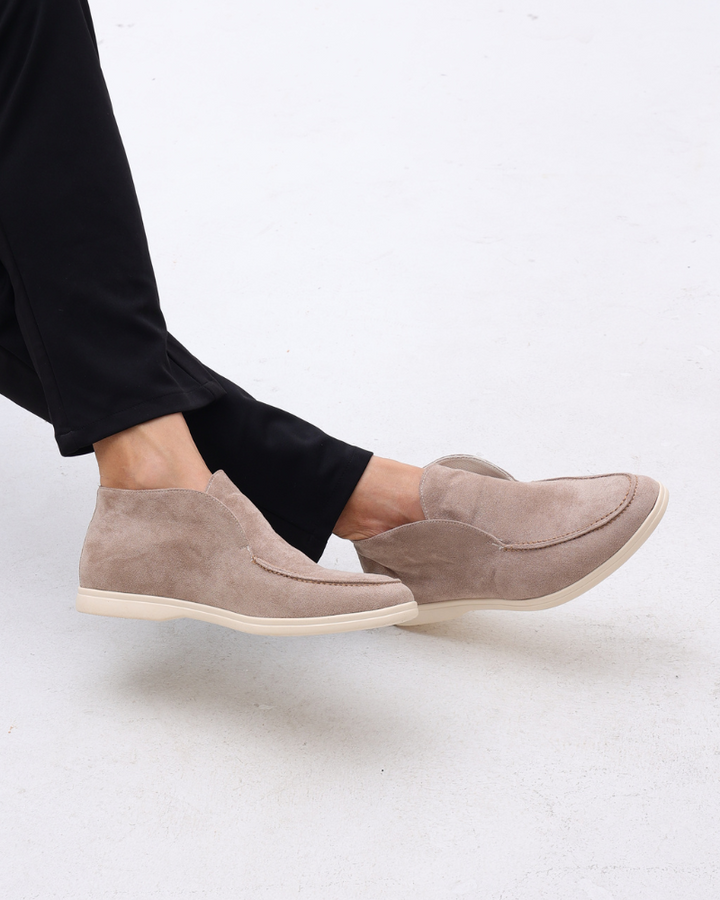 Mason | Slip On Mid Cut Heren Suède Loafer