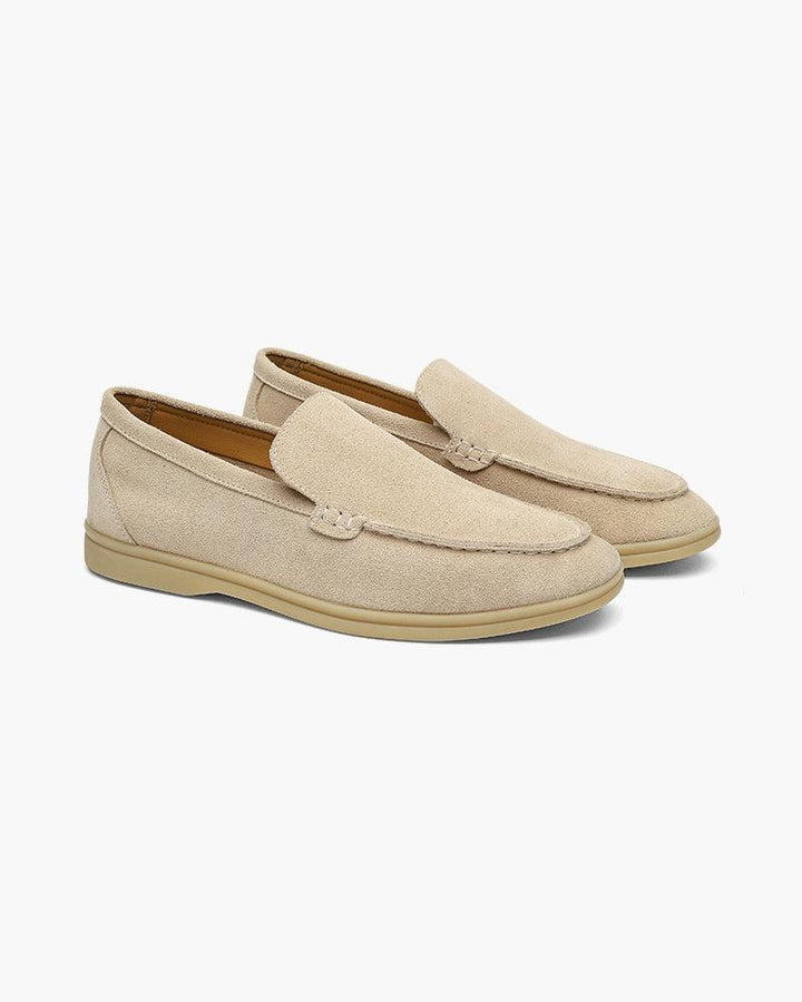 Luke | Old Money Style Heren Suède Loafer