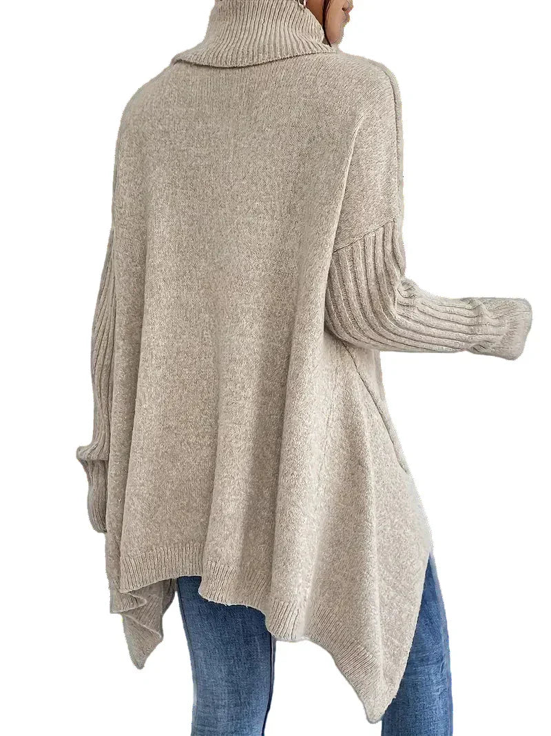 NAOMI – GEZELLIGE ASYMMETRISCHE TURTLENECK TRUI