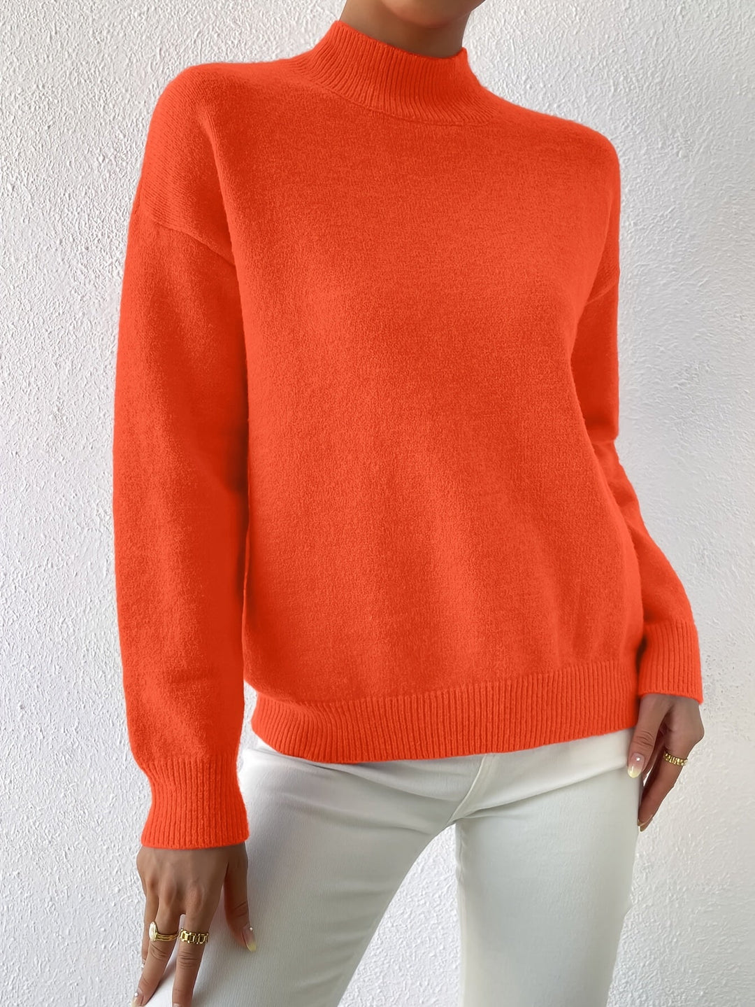 Lorelei | Verfijnde Mock Neck Trui