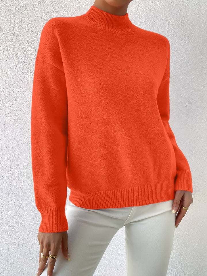 Lorelei | Verfijnde Mock Neck Trui