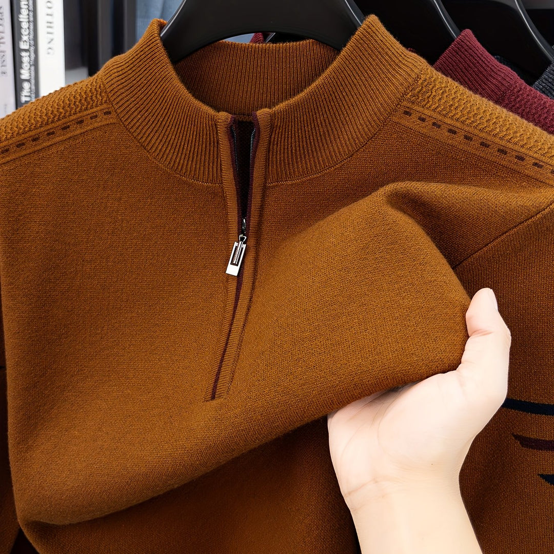 Daniel | Half-Zip Gebreide Trui