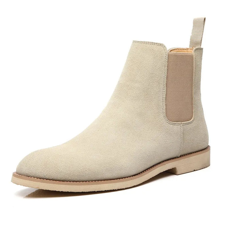 Gabriel | Enkelboots voor heren met elastiek en aantreklus