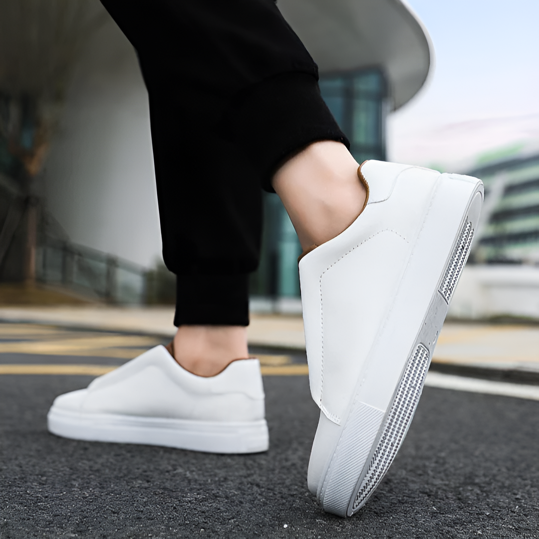 Boaz™ Stijlvolle Leren Sneakers