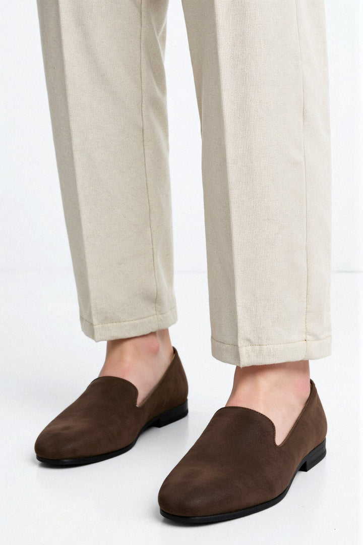 Bruine Suède Loafers – Elegantie en comfort verenigd