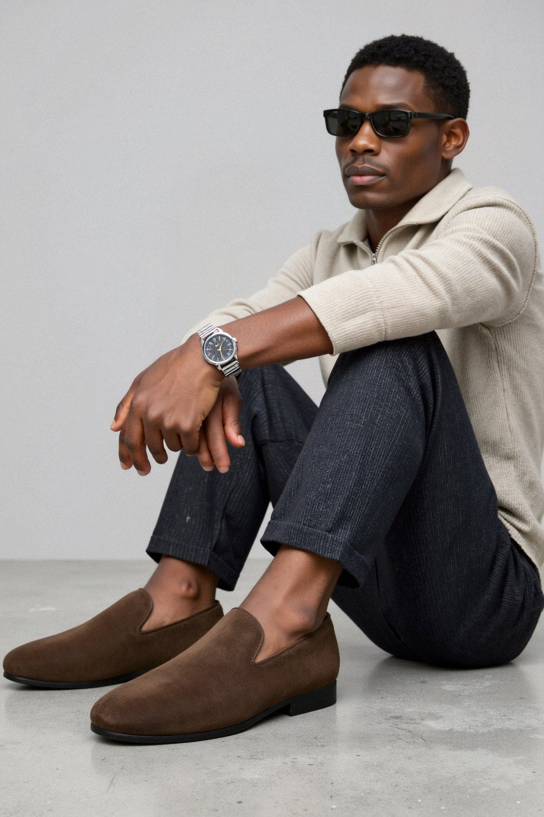 Bruine Suède Loafers – Elegantie en comfort verenigd