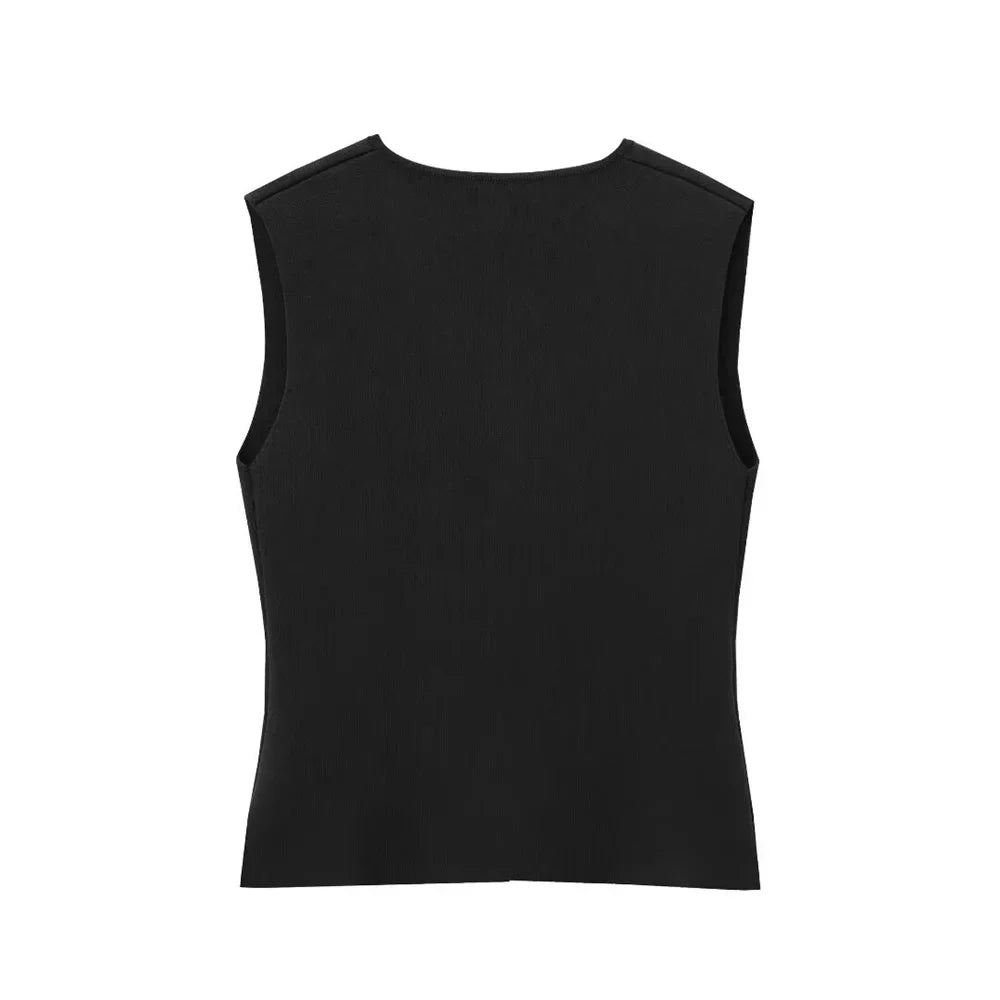 Imara | Mouwloze Gilet Top voor Dames - Elegant en Minimalistisch