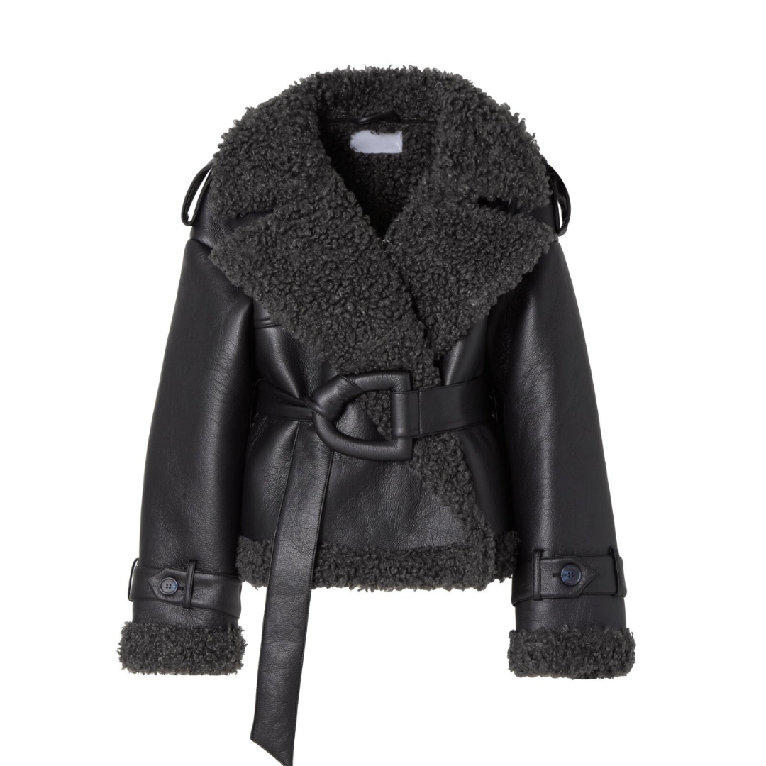 Avery – Gezellige Urban Shearling-Stijl Jas