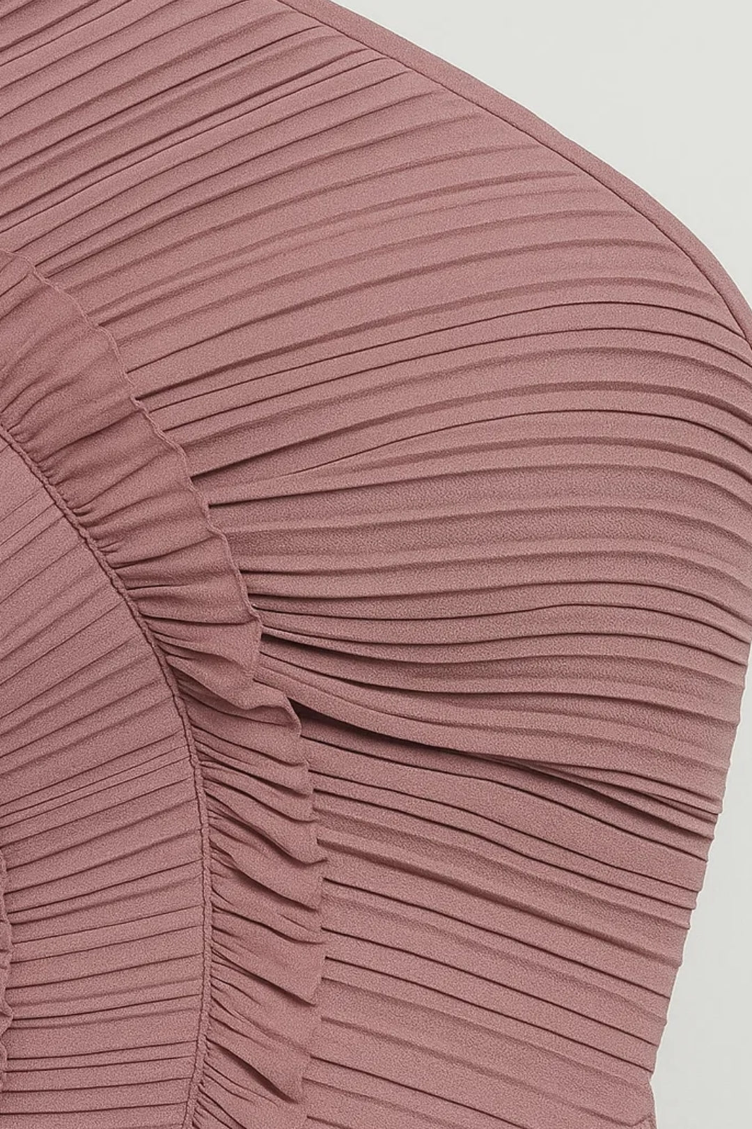 Dames One Shoulder Geplooide Maxi Jurk