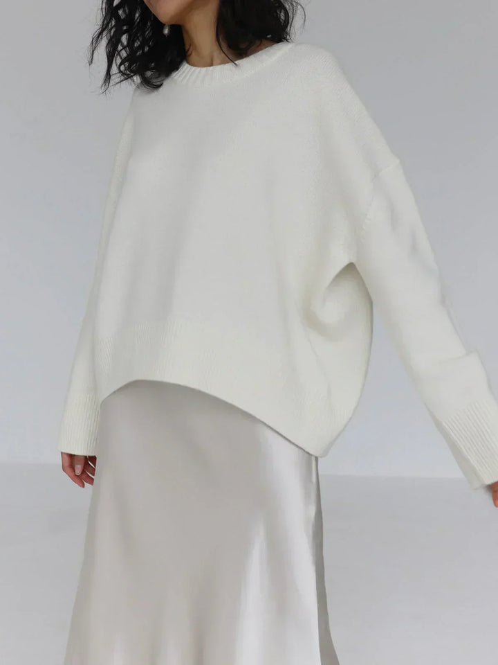 Dames Oversized Crew Neck Sweater