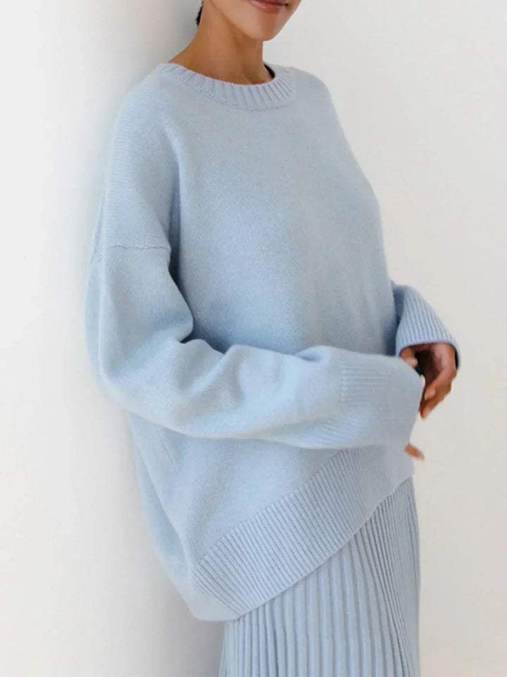 Dames Oversized Crew Neck Sweater