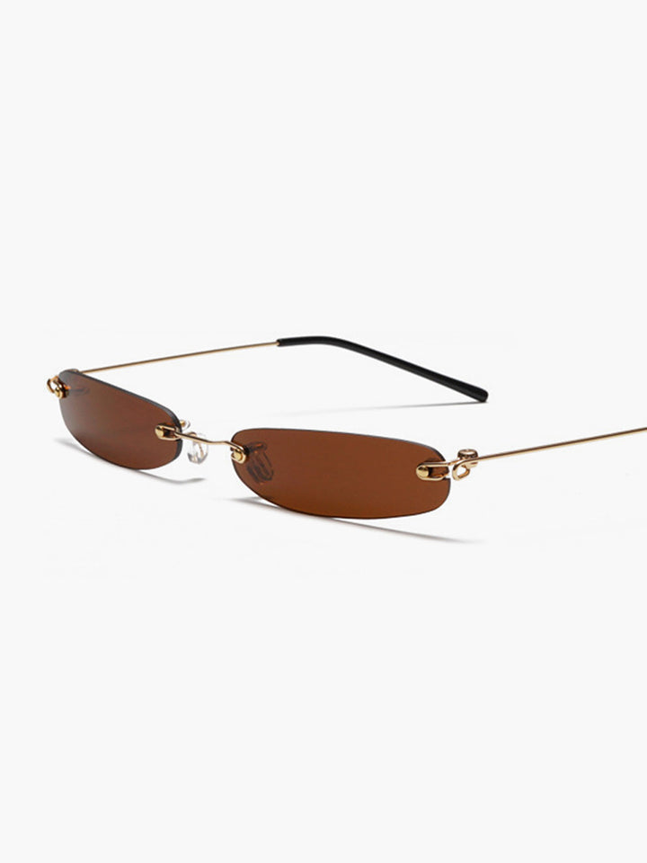 Narrow | Vintage Stijl Zonnebril - Rechthoekig Unisex Model UV400