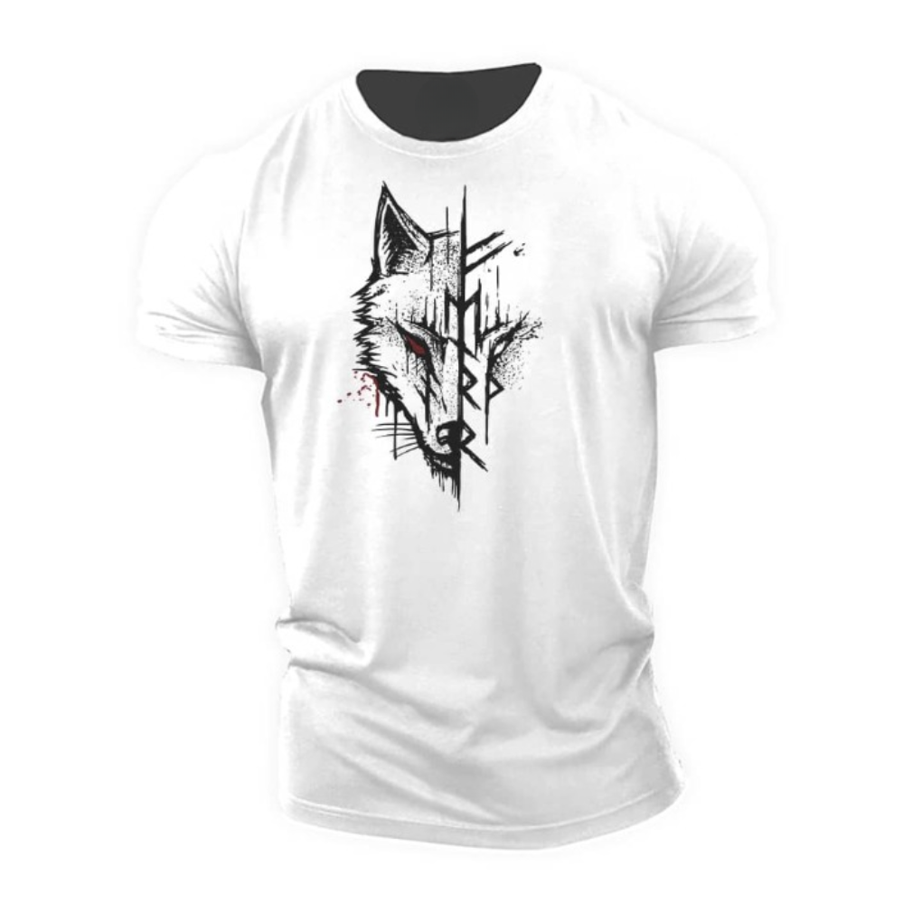 Heren T-shirt met korte mouwen van katoen
