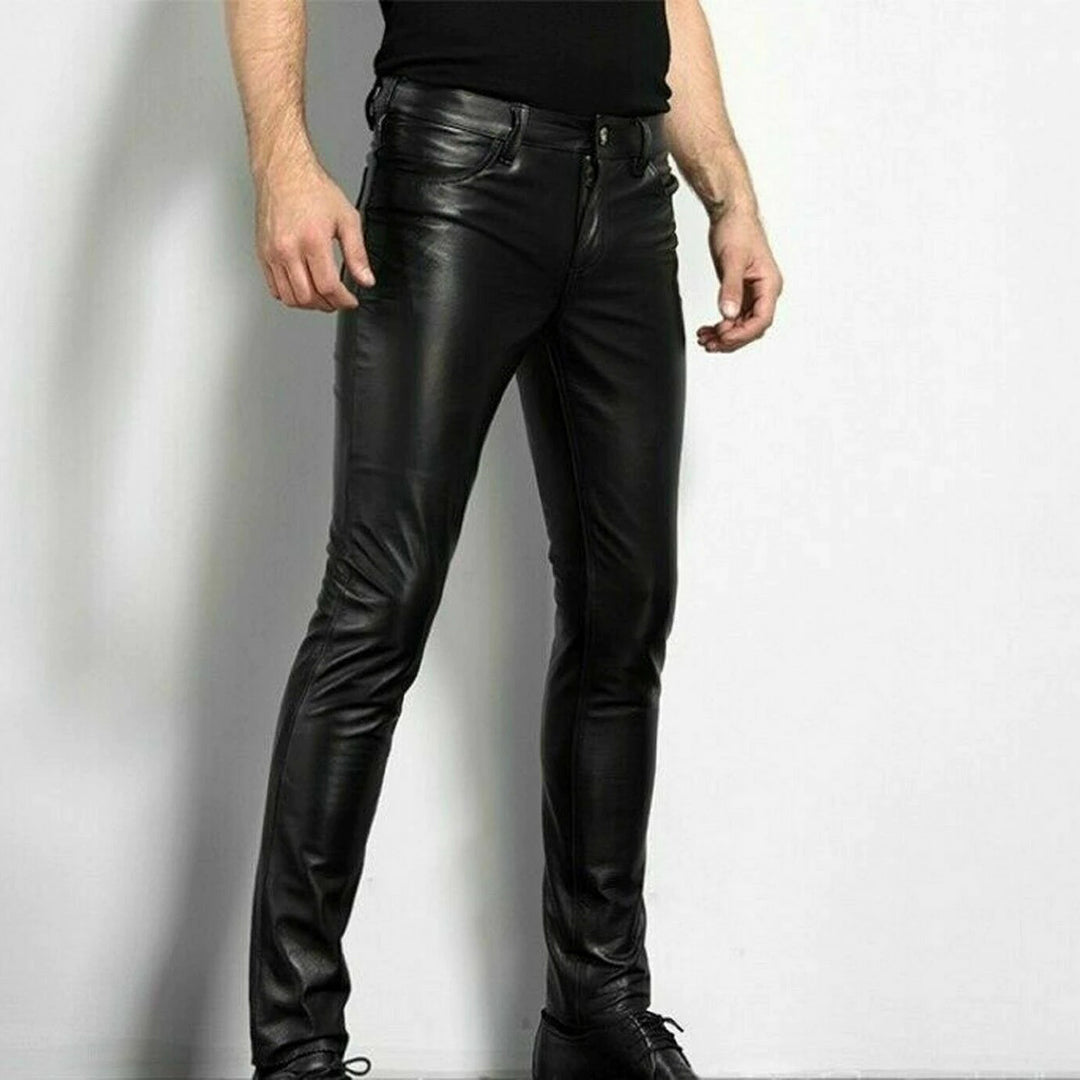 Edward™ Heren PU Leren Broek