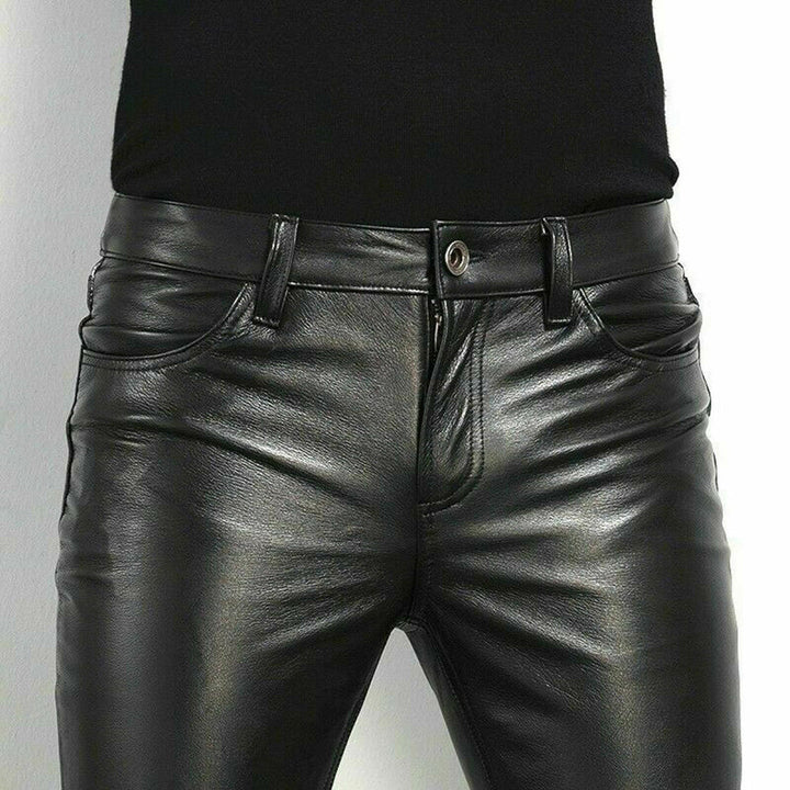 Edward™ Heren PU Leren Broek