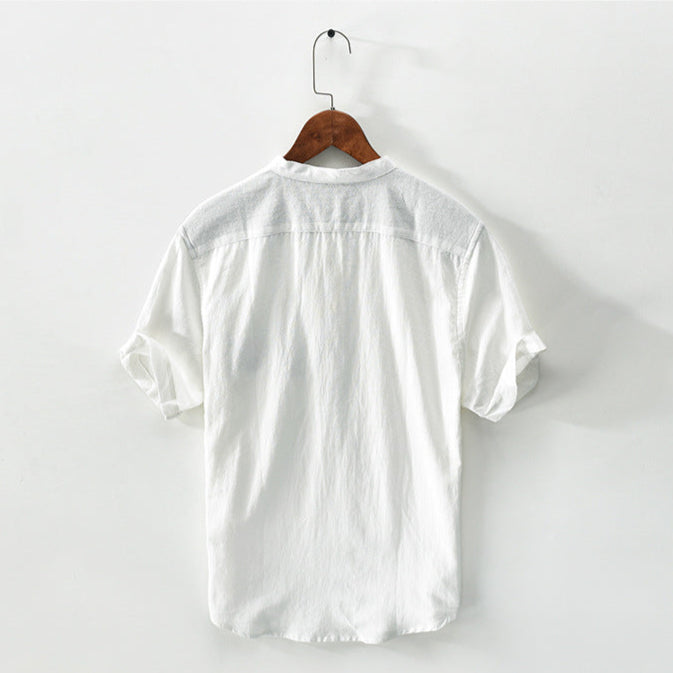 Saint Morris Luchtige Linnen Shirt