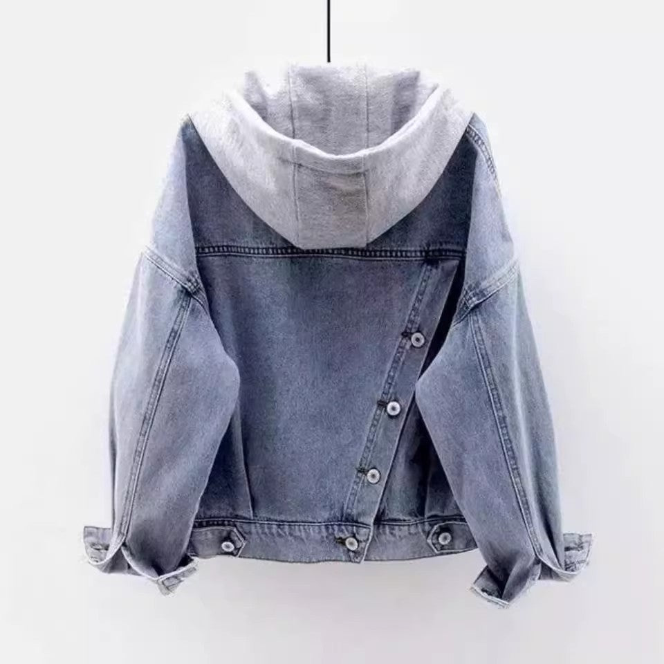 Valka Hooded Denim Jast