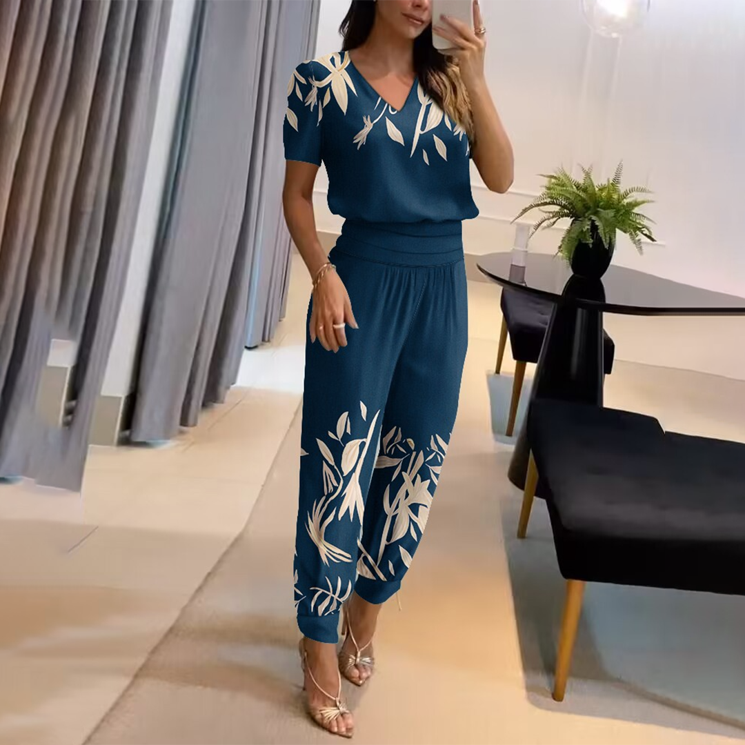 Jumpsuit met V-hals voor Dames