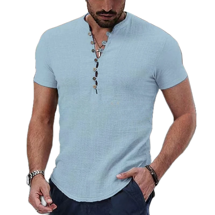 ENZO CONTI LUXE Linnenmix Overhemd
