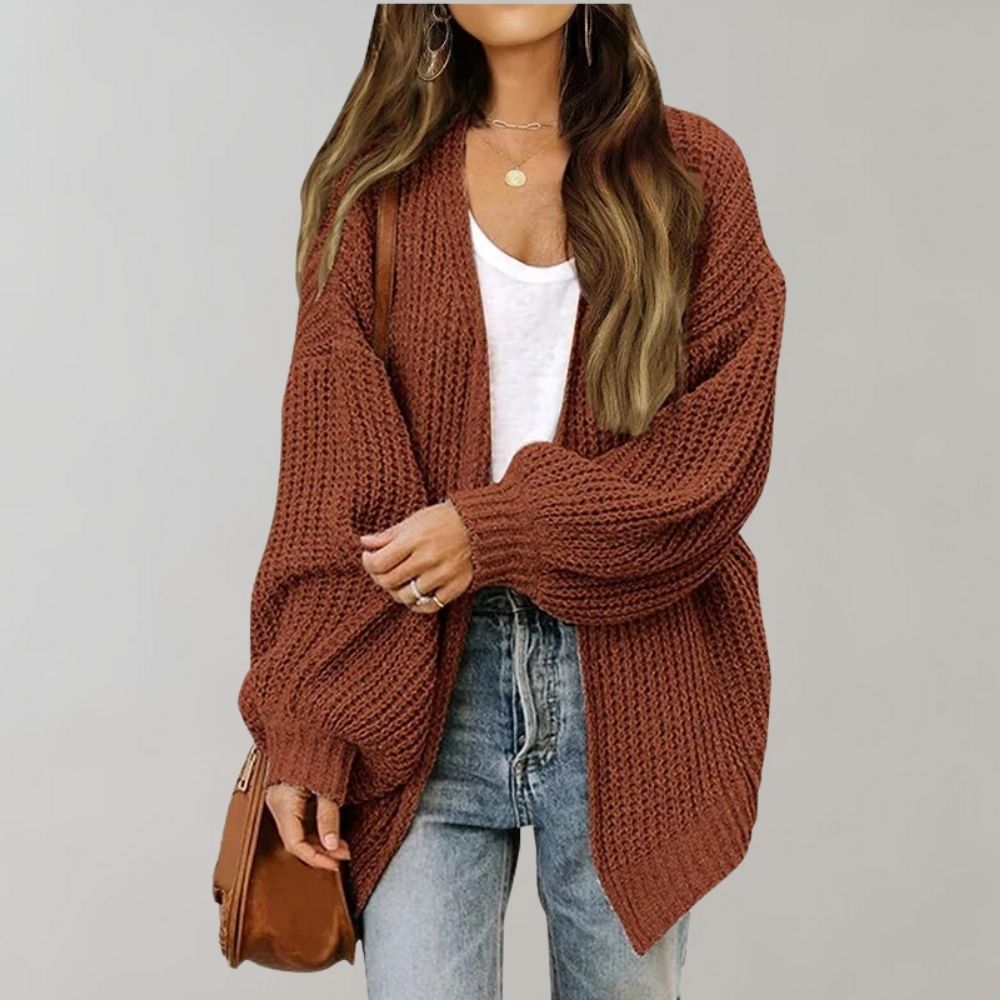 Athena | Dames Gebreide Open Voorzijde Cardigan