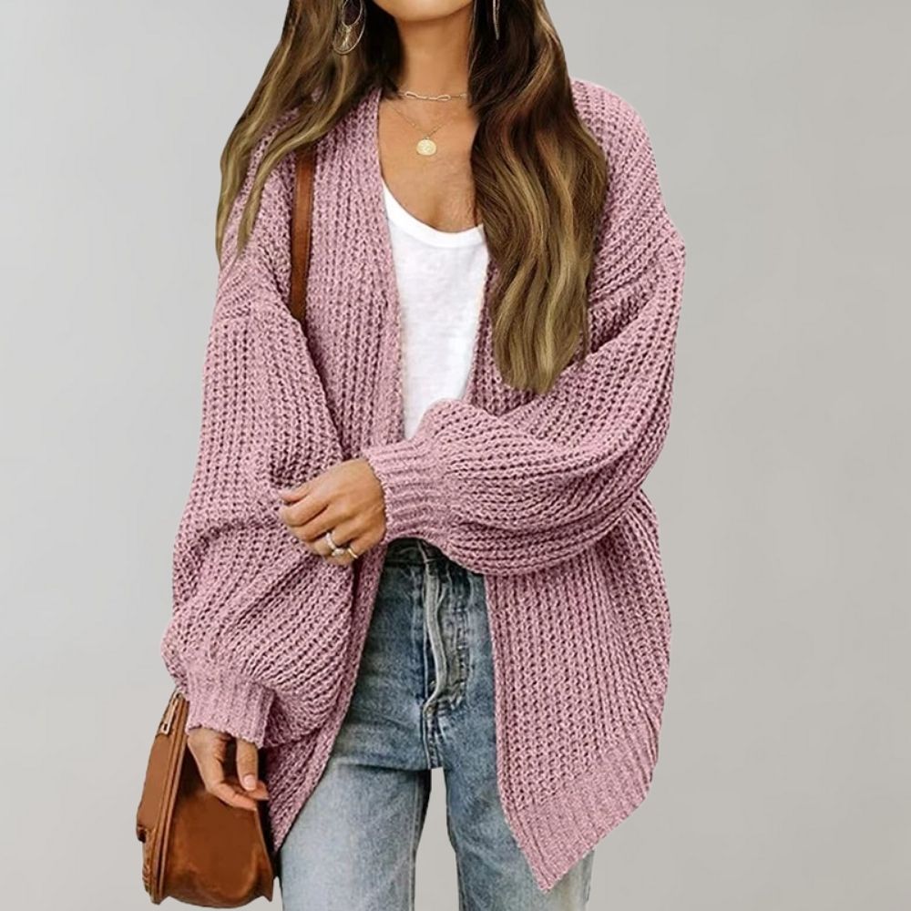 Athena | Dames Gebreide Open Voorzijde Cardigan