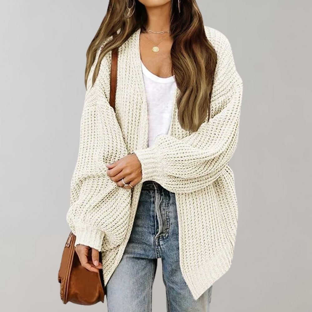 Athena | Dames Gebreide Open Voorzijde Cardigan