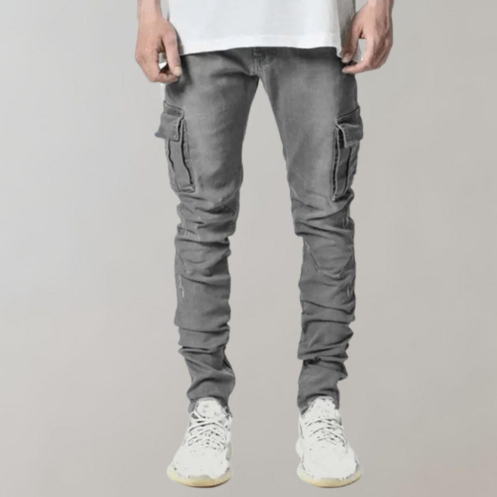 Carlijn™ Heren Slim Fit Cargo Jeans
