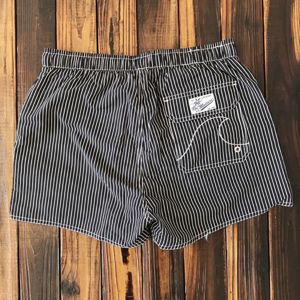 Elina™ Heren Gestreepte Zwemshort