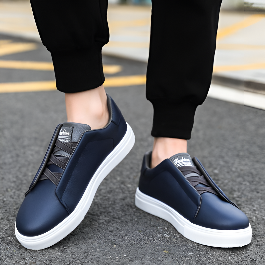 Boaz™ Stijlvolle Leren Sneakers