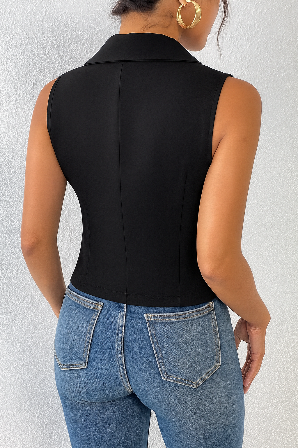 Anic | Elegant Dames Gilet – Getailleerd Model & Verstelbaar