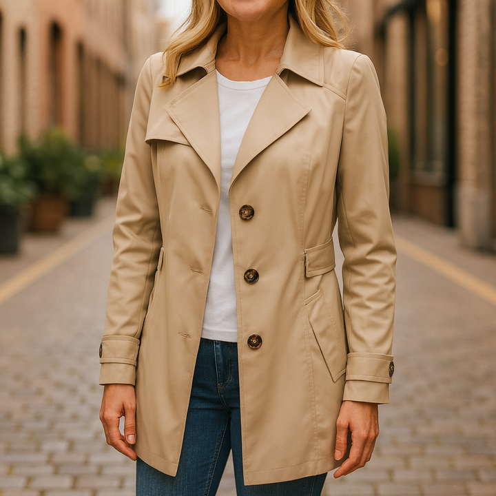 Jinkee | Elegante Herfst Trench Coat