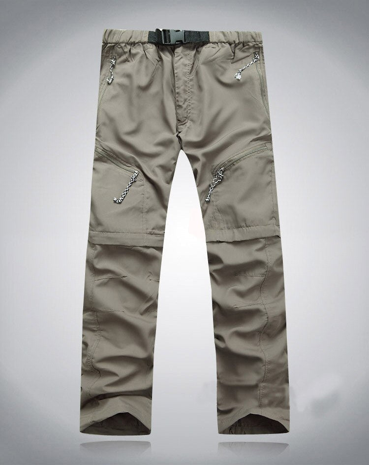 Heren Afritsbroek met Elastische Taille en Ritsen