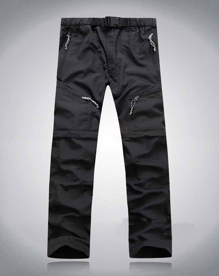 Heren Afritsbroek met Elastische Taille en Ritsen